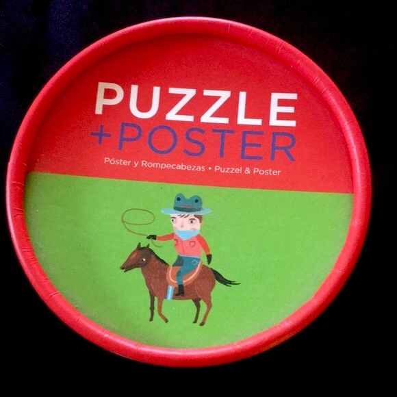 🐊 $35 NEW & SEALED Kids CROCODILE CREEK Poster+Puzzle USA 200 pieces Floor Game - Picture 5 of 8